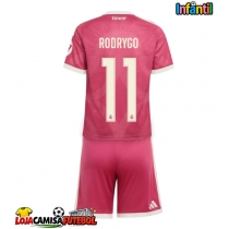 Camisa de Futebol Real Madrid Rodrygo Goes #11 Equipamento Alternativo Infantil 2026-27 Manga Curta (+ Calças curtas)
